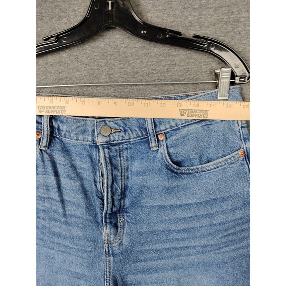 Lucky Brand Womens‎ Jeans 14 Blue Denim Faded Drew Mom Casual Classic Button Fly - Picture 4 of 10